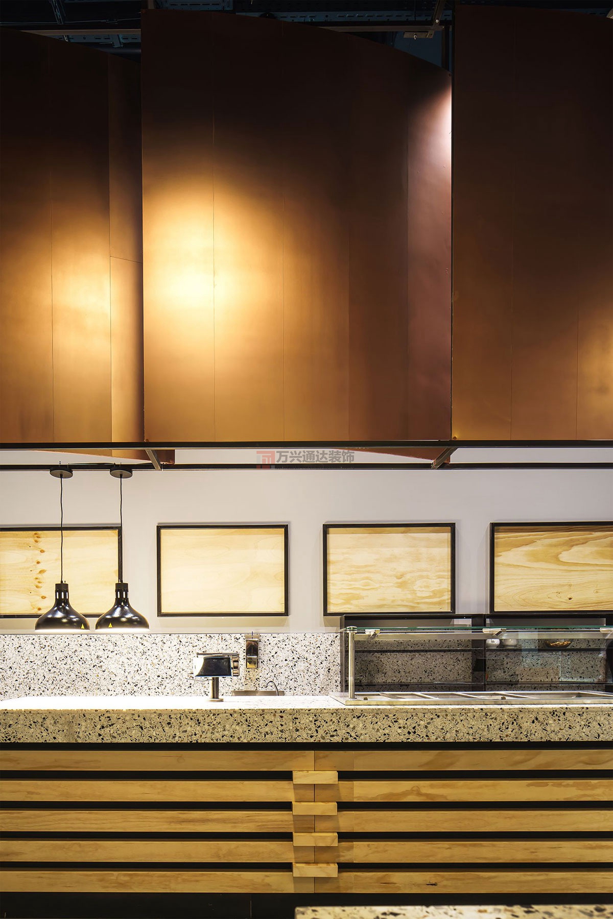 北京萬興通達辦公裝修項目-天地餐廳裝修效果圖