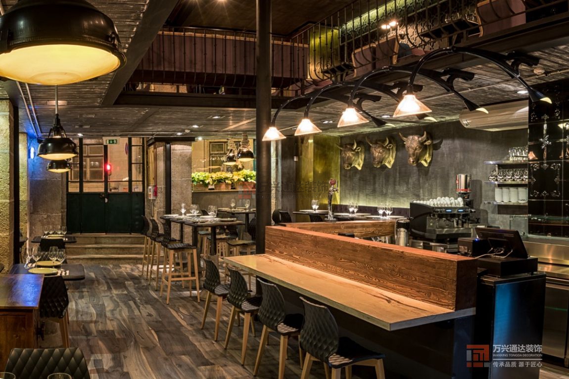 北京萬興通達(dá)辦公裝修項(xiàng)目-Grill咖啡廳裝修效果圖