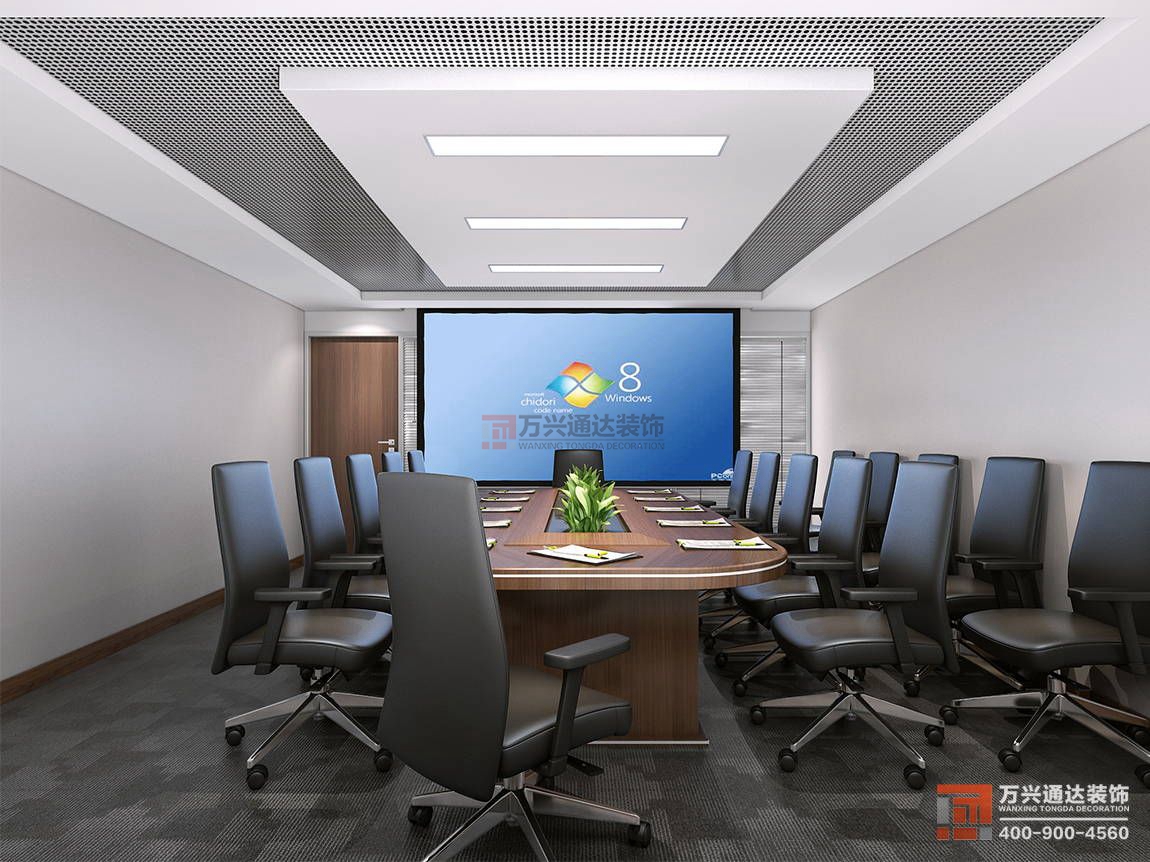 北京萬興通達(dá)辦公裝修項(xiàng)目-吉大正元信息技術(shù)股份有限公司裝修效果圖