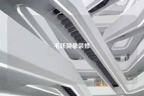 毛坯簡單裝修
