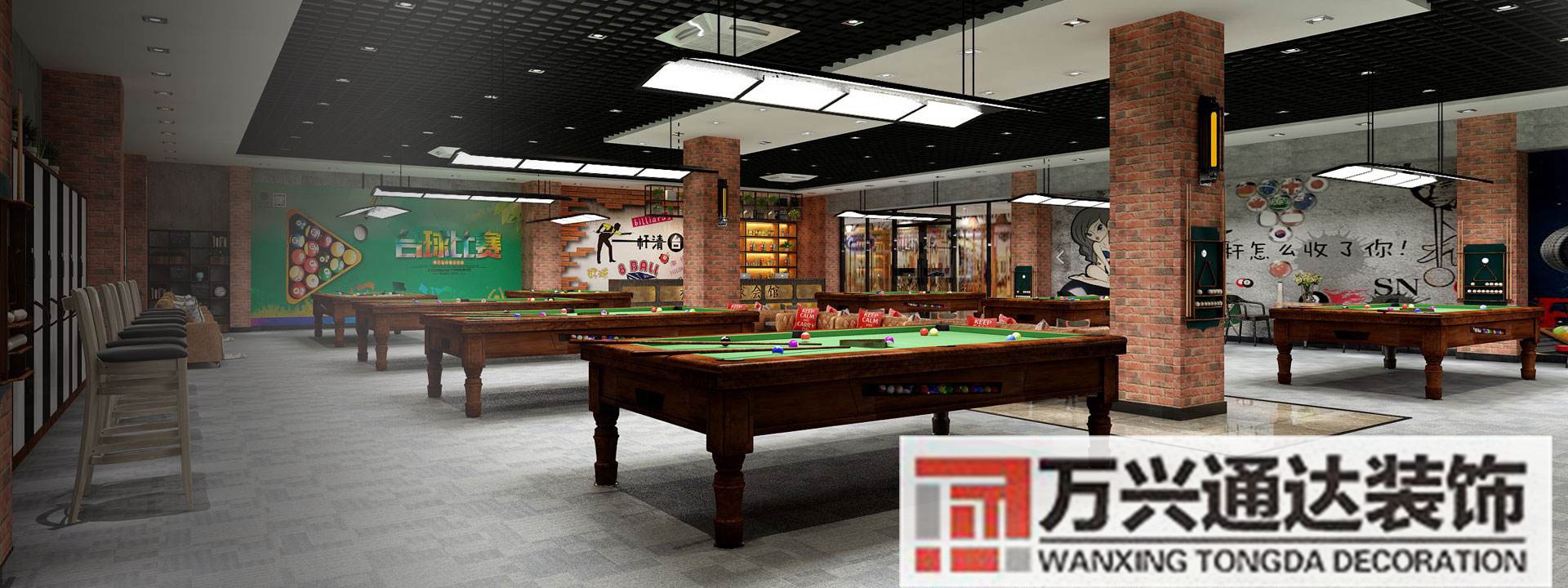 臺(tái)球室裝修效果圖臺(tái)球室裝修效果圖大全
